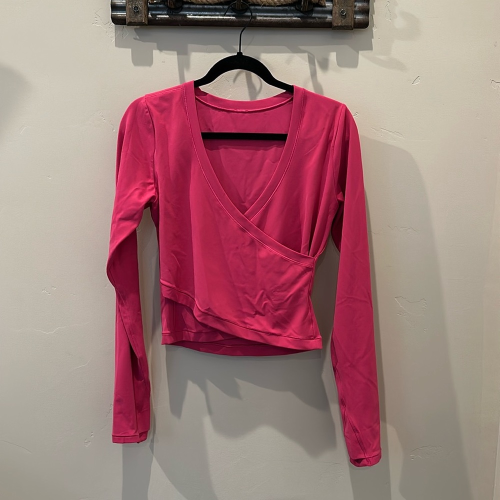 Athleta wrap top